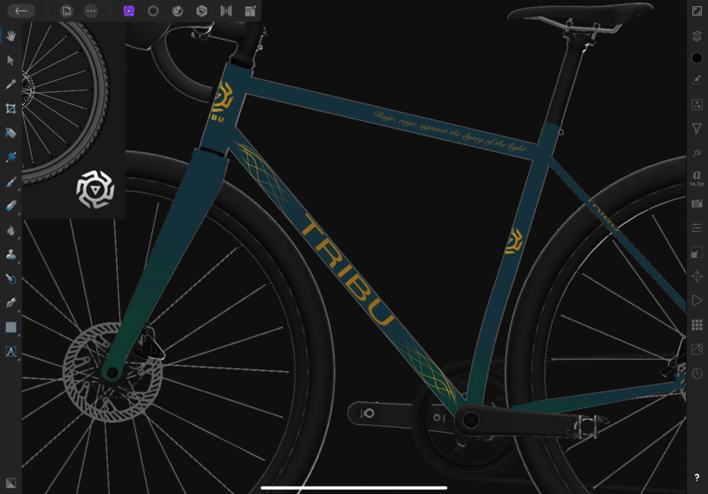 Bike Paint job design - Tribu Bikes